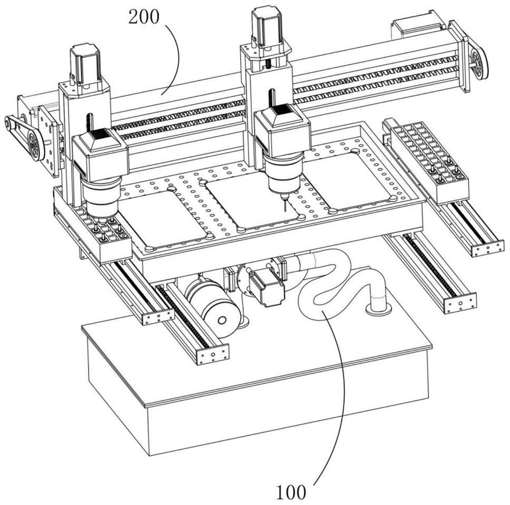 Electric spark corrosion method for removing conductive material of printed circuit