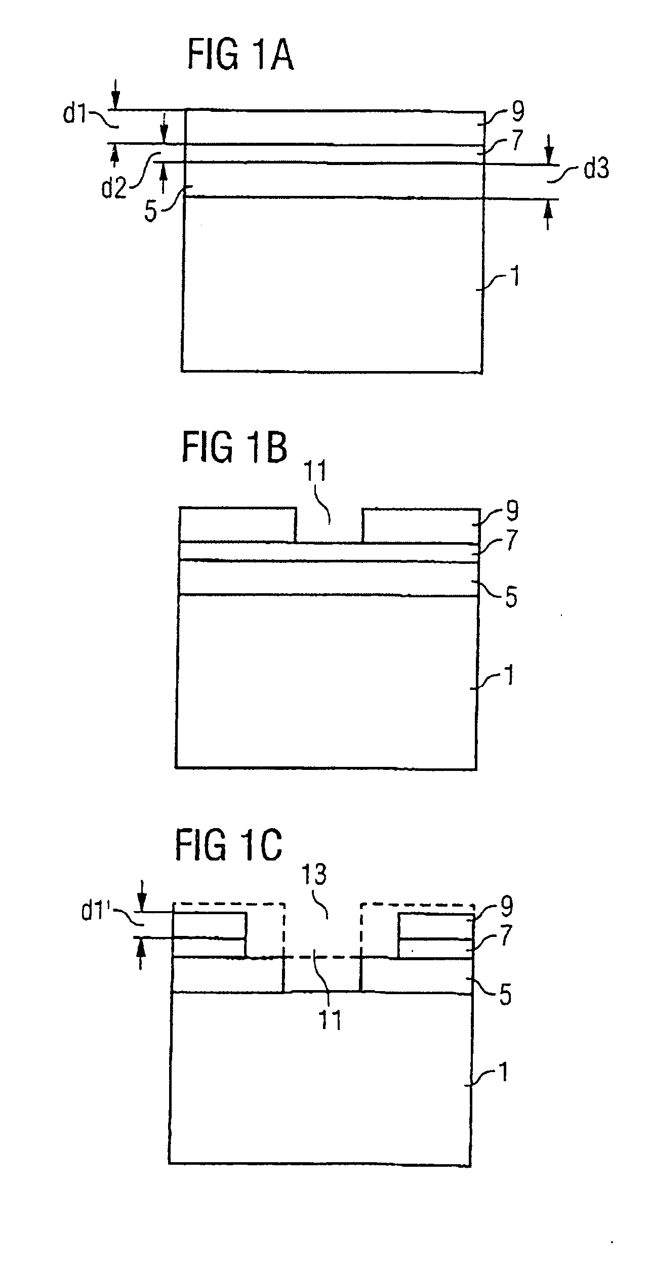 Method for production of a semiconductor structure