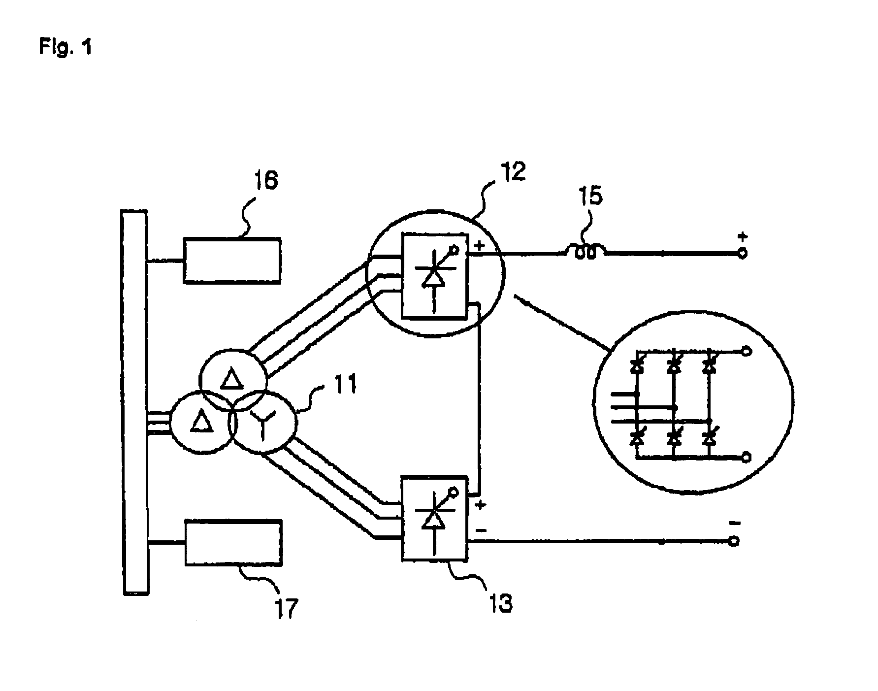 Multi-pulse HVDC system using auxiliary circuit