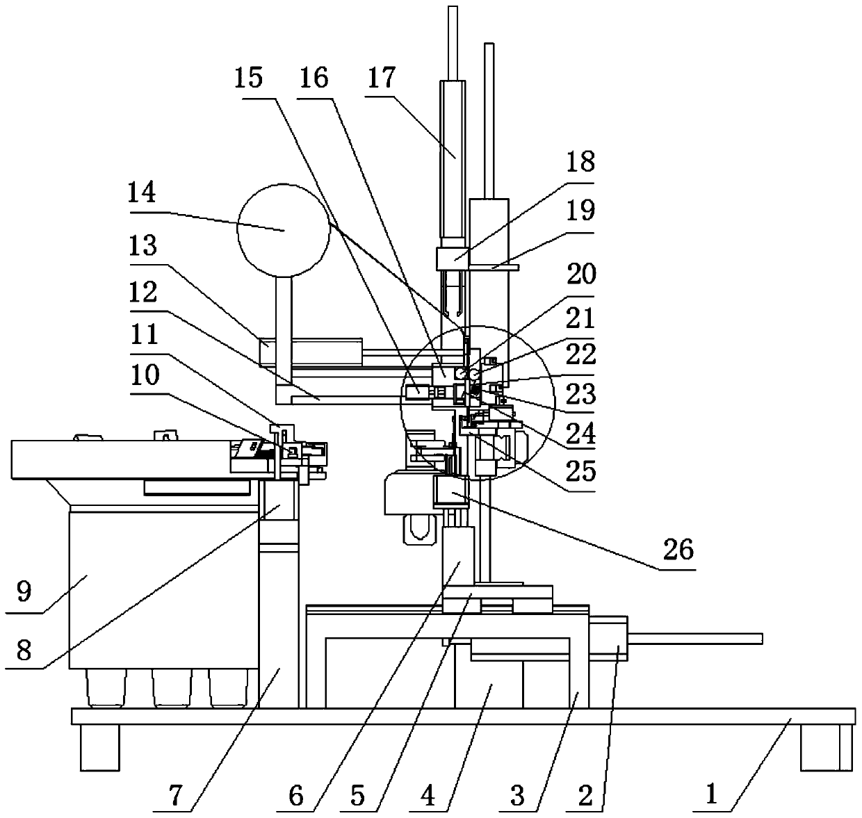 Automatic shoelace buckle threading machine and application thereof