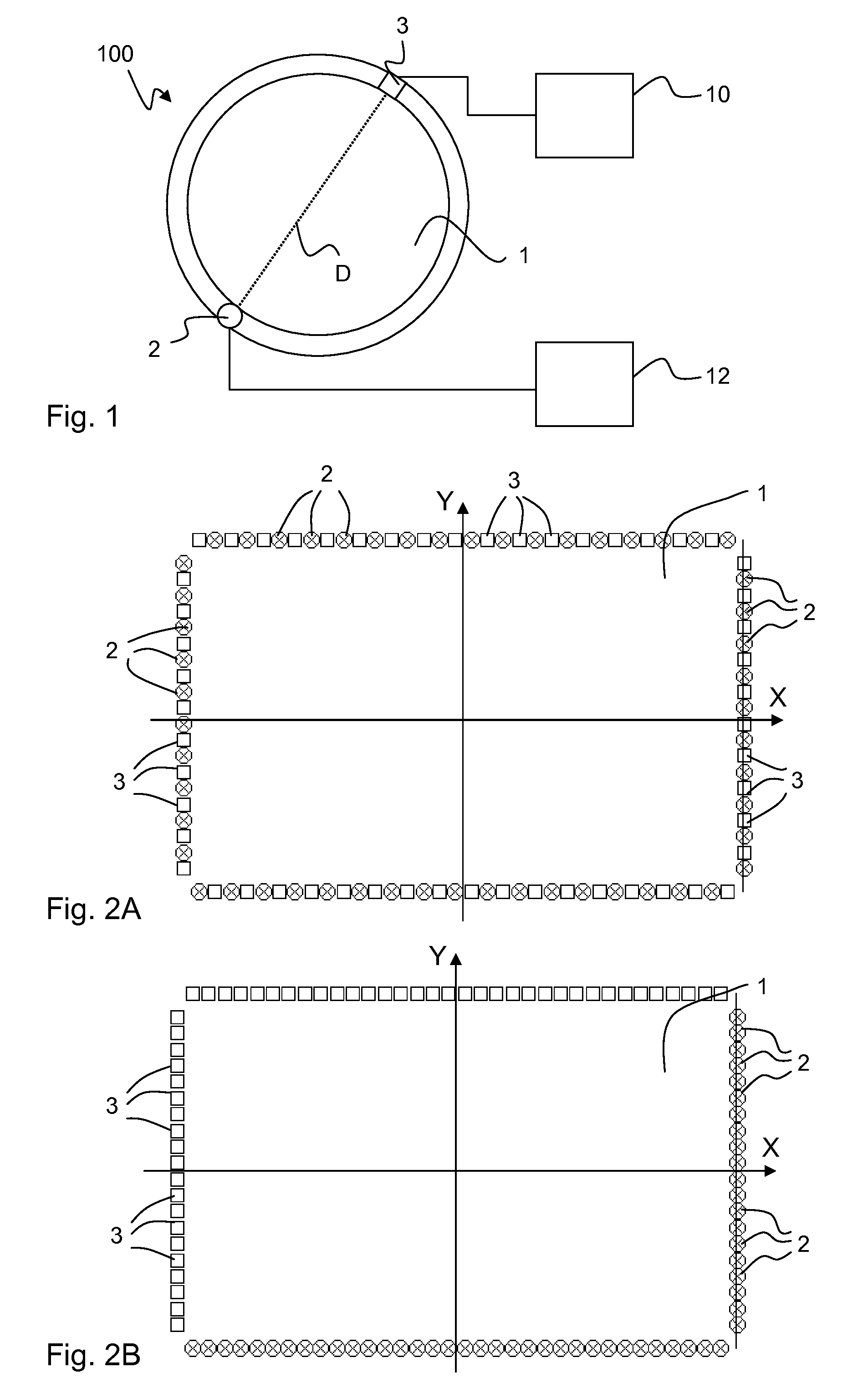 Touch determination by tomographic reconstruction