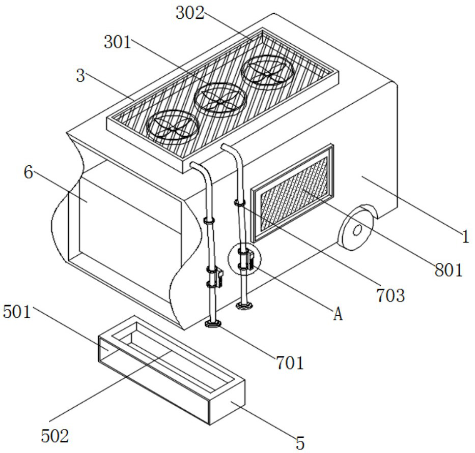 New energy sweeping vehicle with garbage collection structure and capable of reducing garbage volume