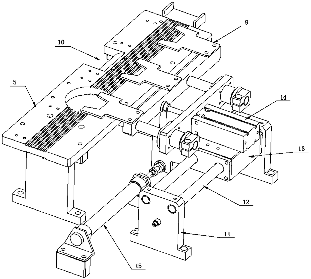 Automatic bearing channel detection device