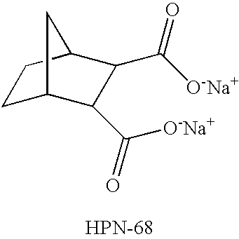 Compositions comprising metal salts of hexahydrophthalic acid and methods of employing such compositions in polyolefin resins