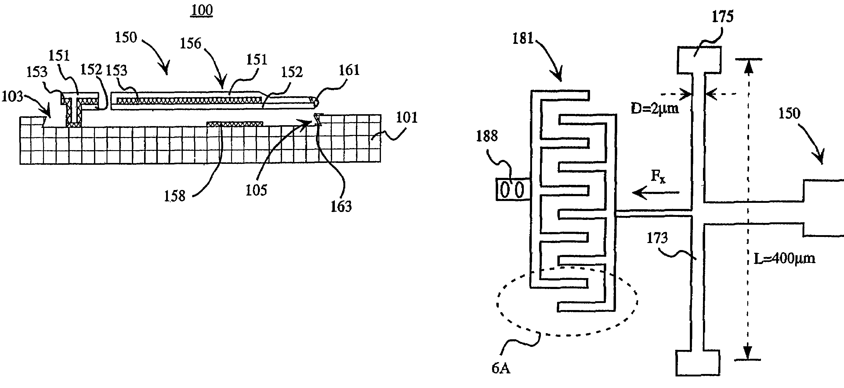 Method of fabricating an RF MEMS switch with spring-loaded latching mechanism