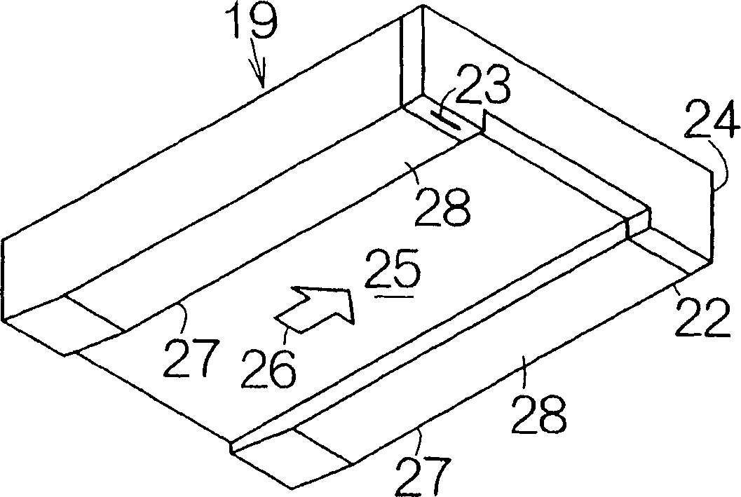 Magnetic resistance megnetic head current upright on plane structure