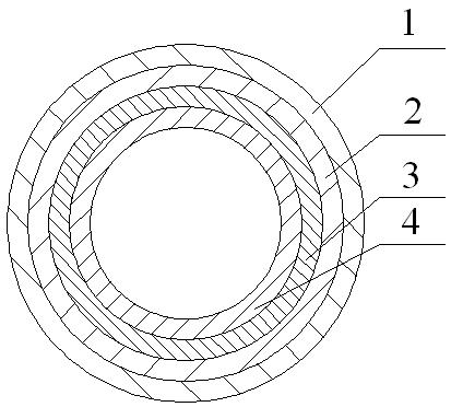 Foldable-expandable shape memory supporting pipe and preparation method thereof