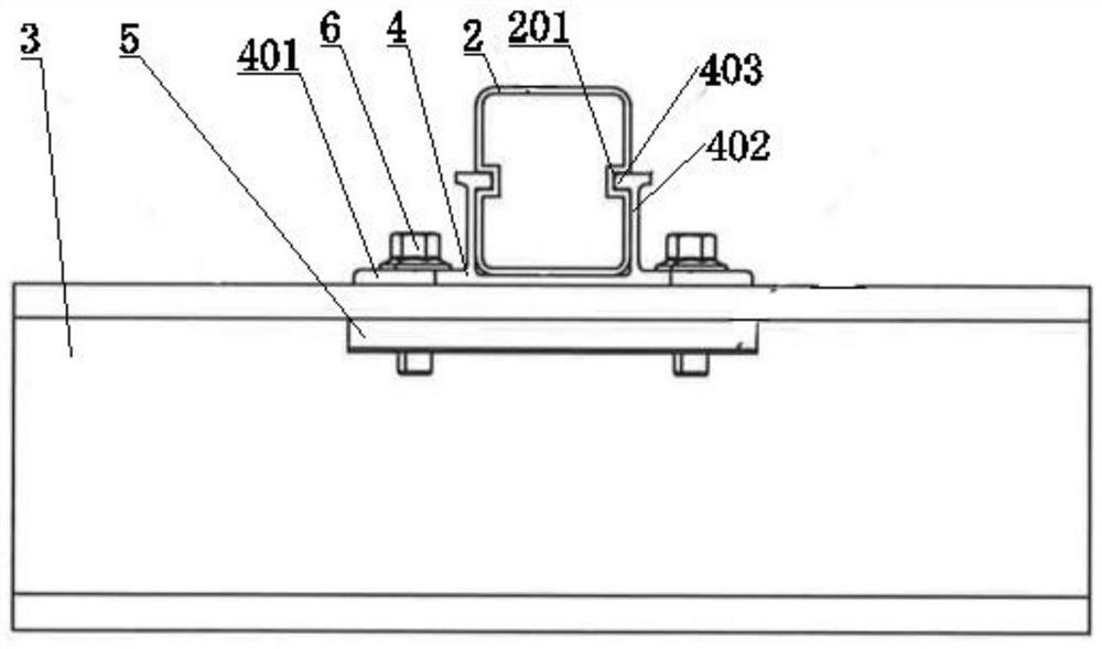 Underframe of all-aluminum carriage