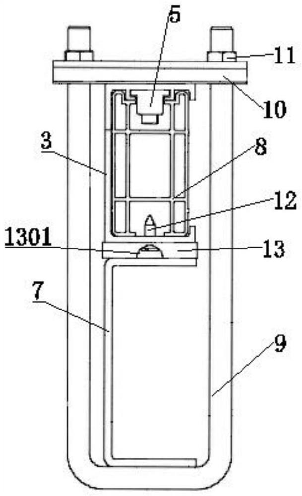 Underframe of all-aluminum carriage