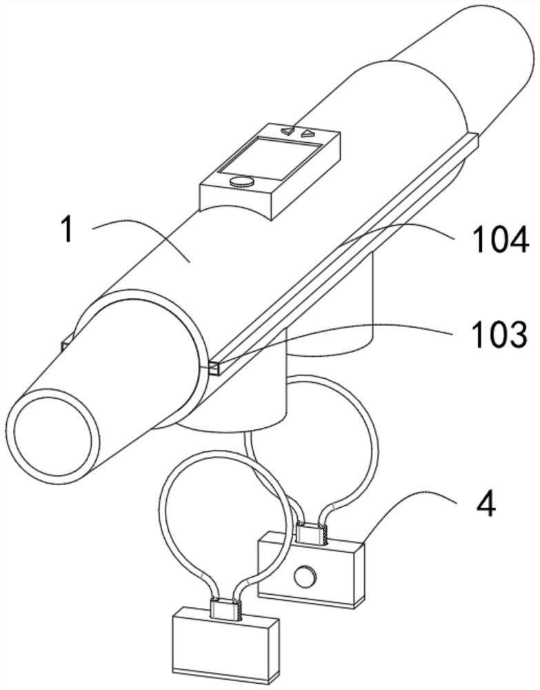 Online infrared temperature measuring device for electrical equipment joint