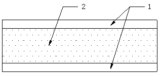 A kind of preparation method of airgel composite glass