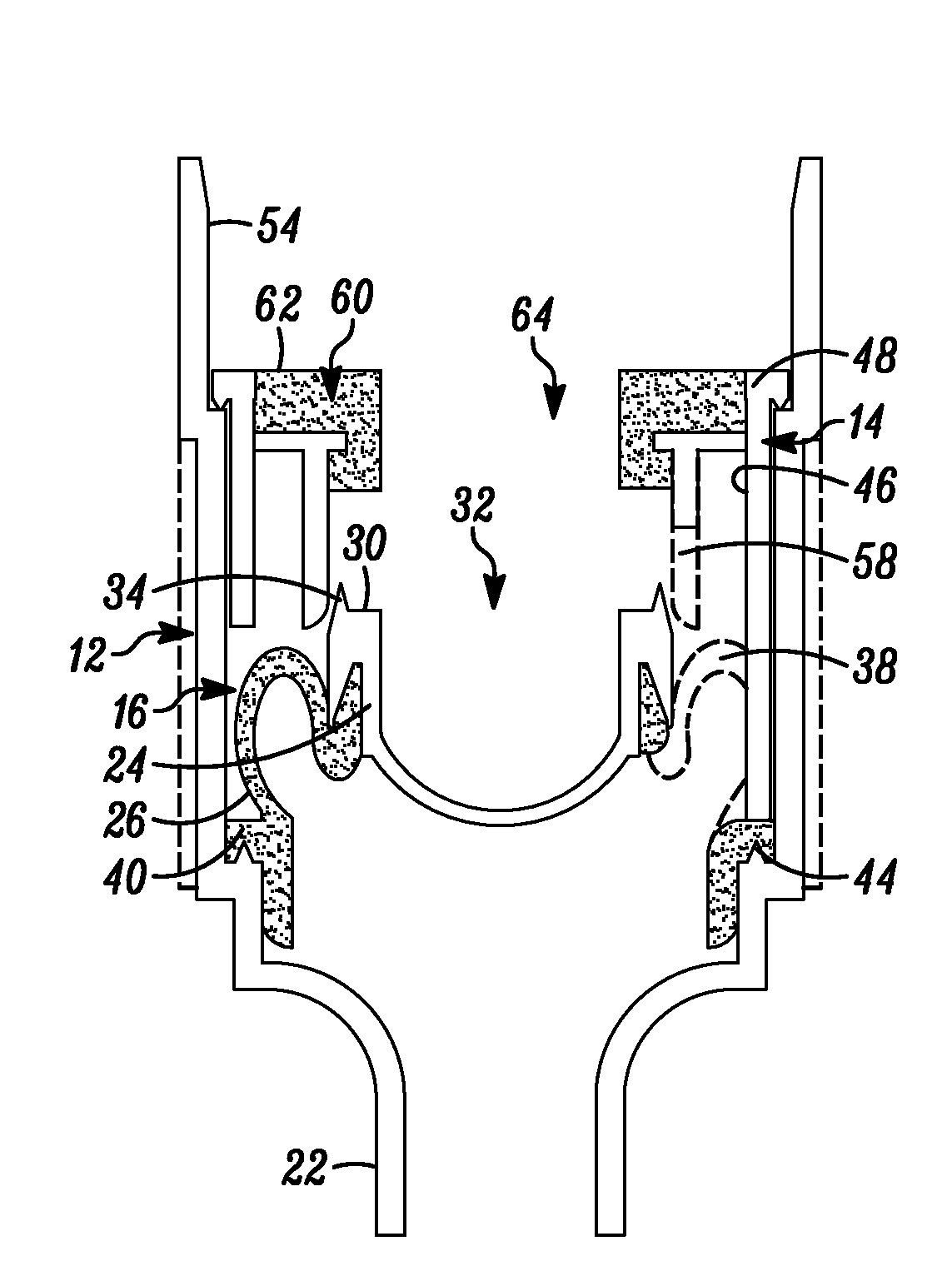 Device for connecting or filling and method