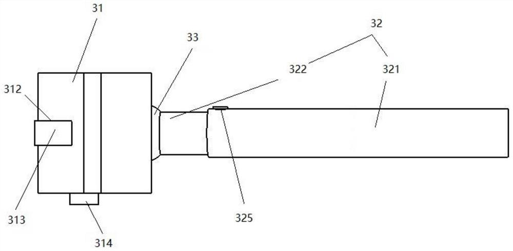 An adjustable steel pipe clamping mechanism and vertical and horizontal hybrid steel pipe welding device