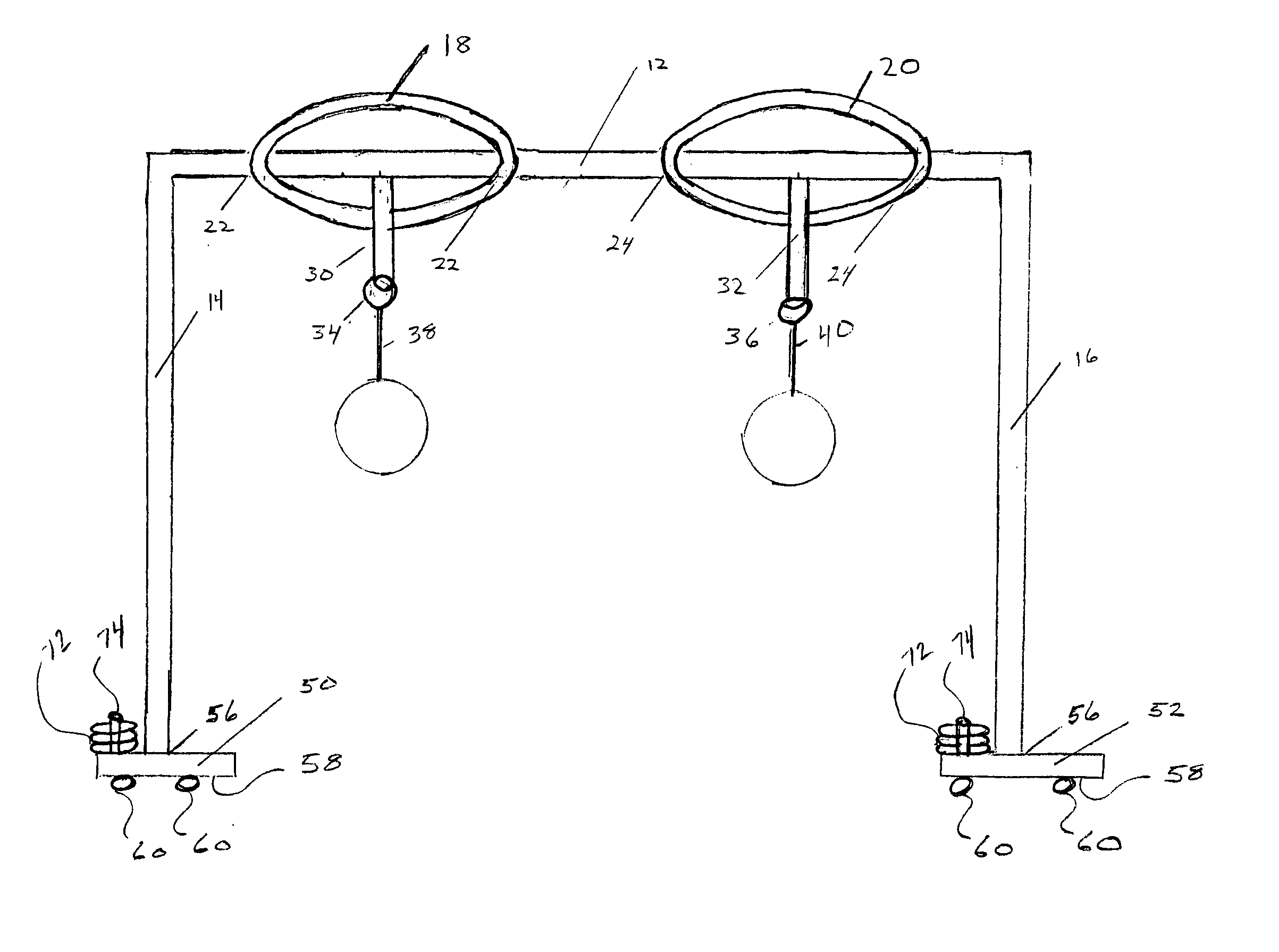 Apparatus for improved volleyball training