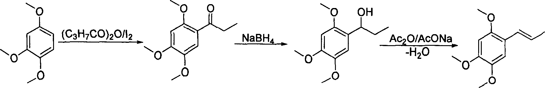 Method of preparing alpha-asarone