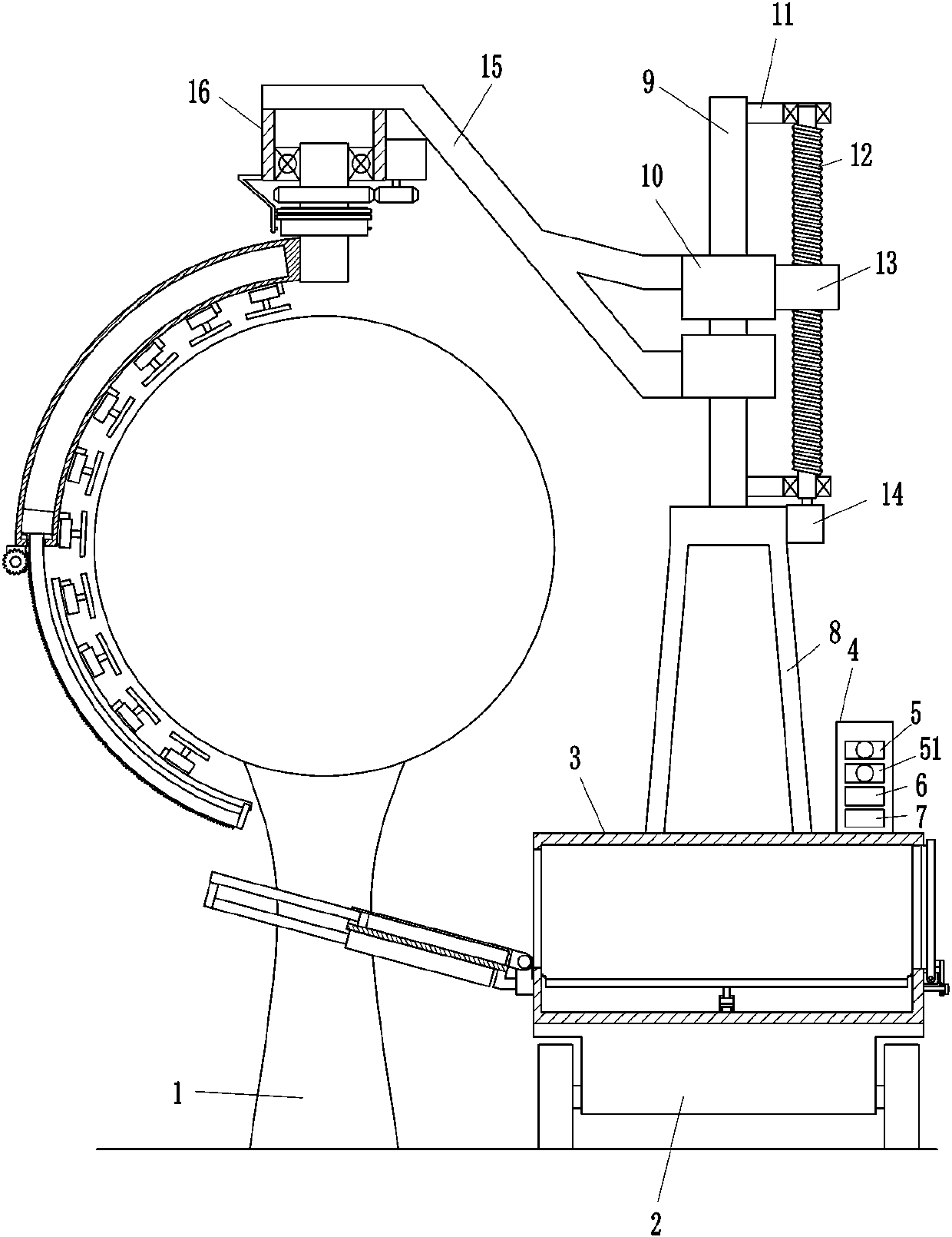 Intelligent pruning device for border trees