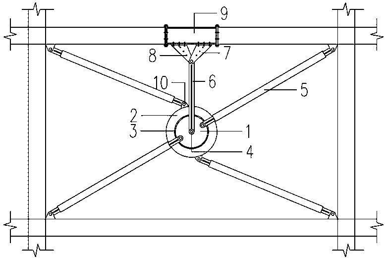 Tuned mass damper based on anti-buckling restraint support