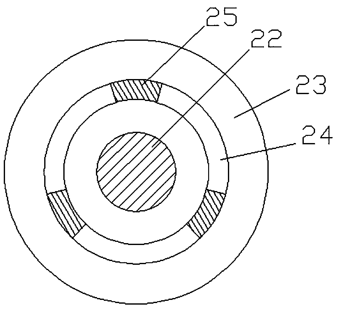 Cable-clamping-facilitating pulley for cable penetration