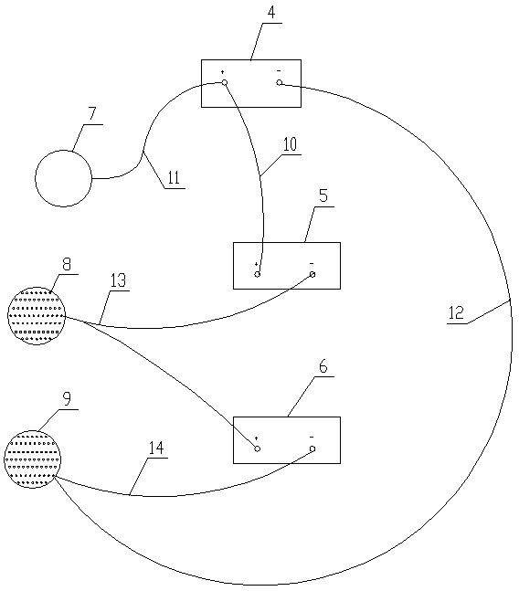 Exchange electrode electroosmotic sludge dewatering system and method based on voltage grading detection