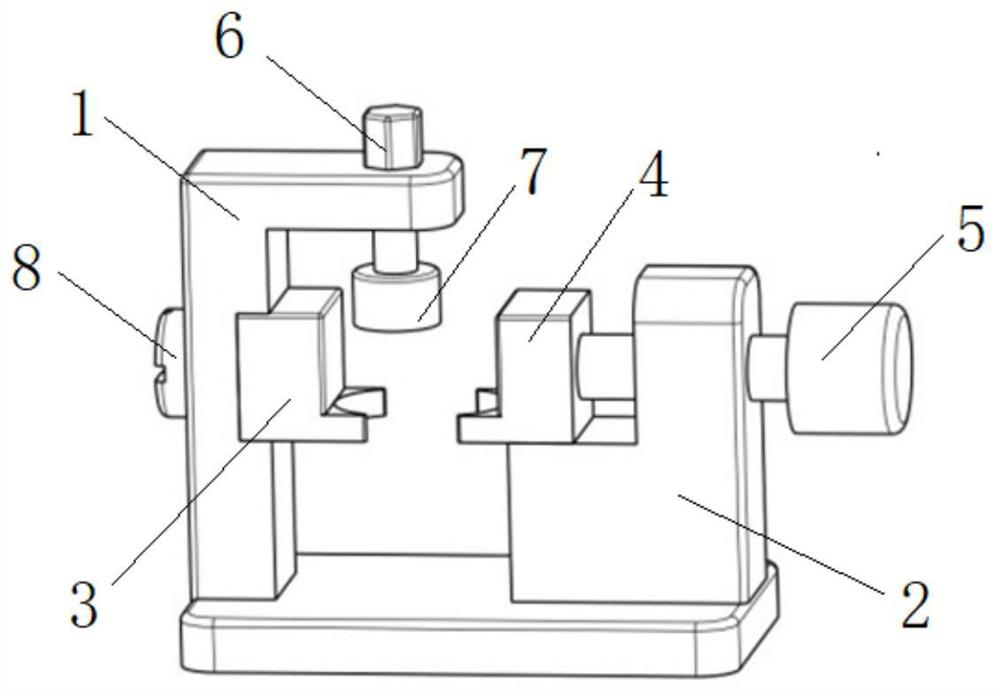 High-frequency connector crimping device