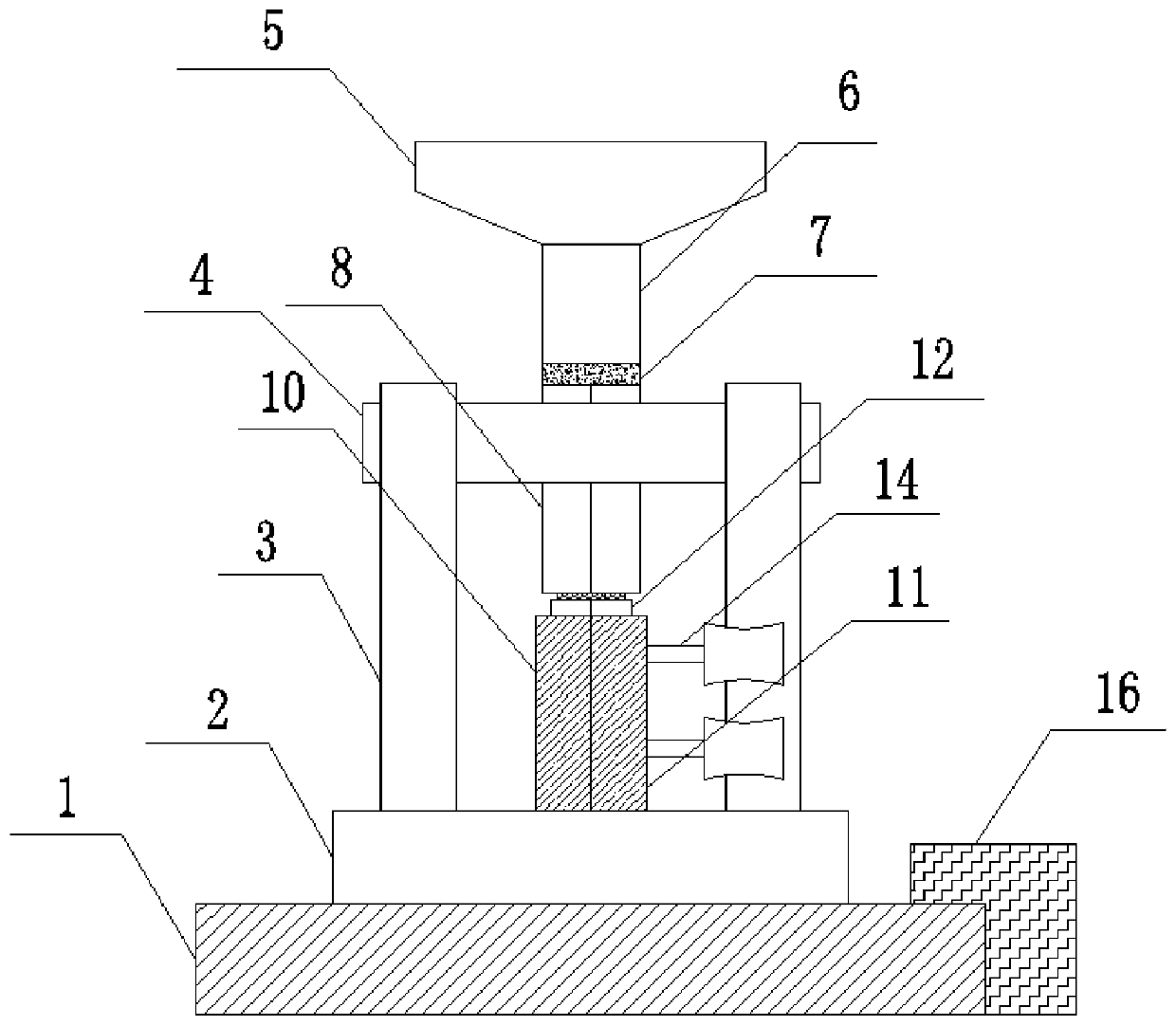 A conductor extruding device