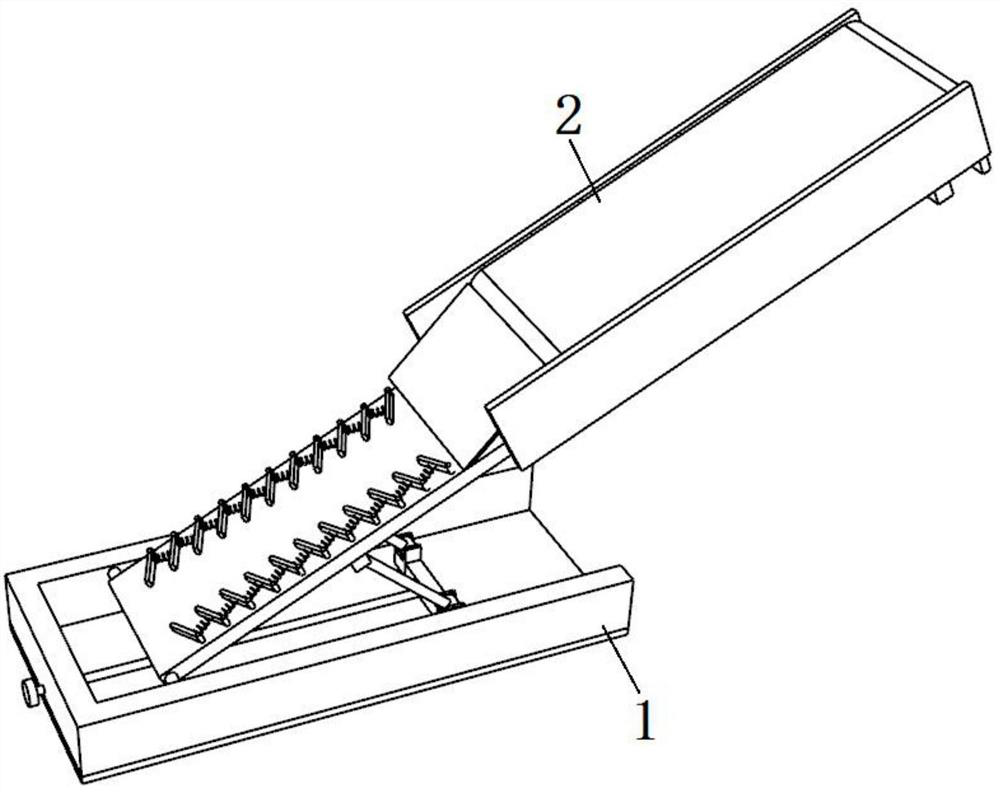 Unloading device for storage and transportation