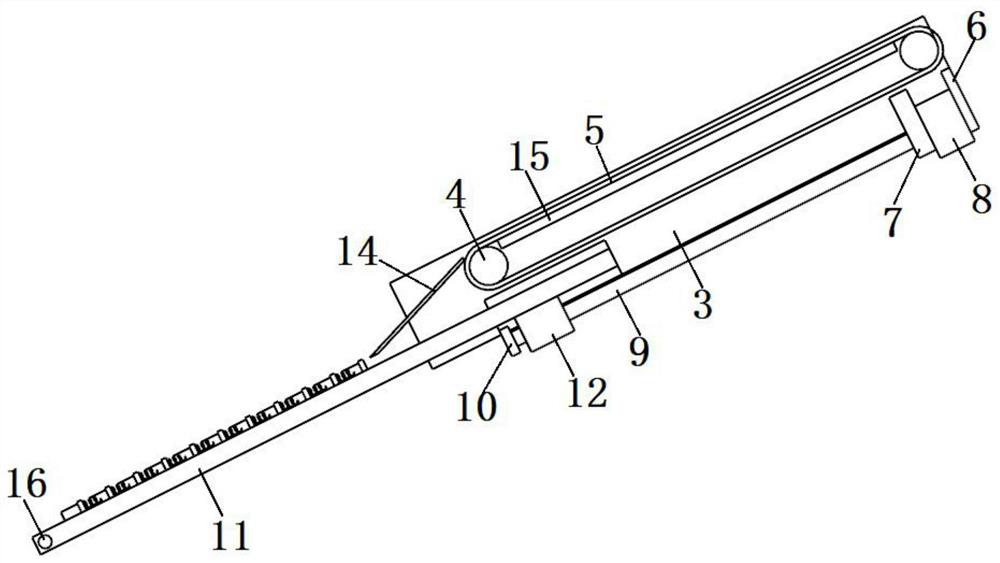 Unloading device for storage and transportation