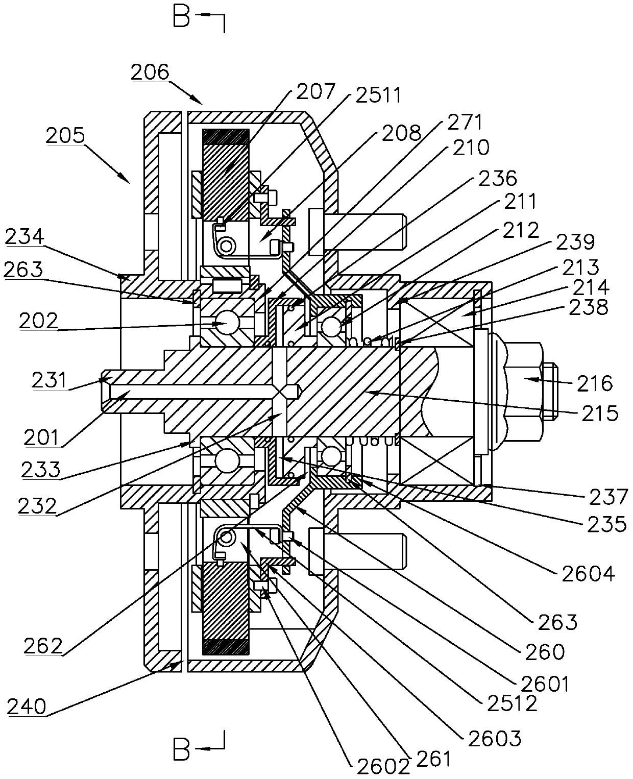 Pneumatic centrifugal clutch and manufacturing method thereof