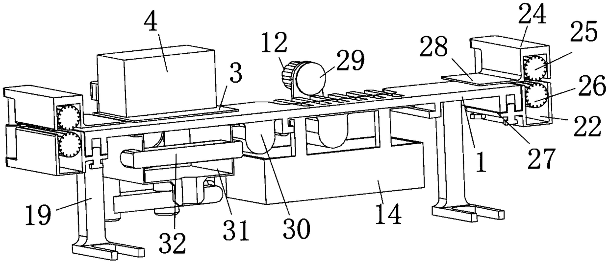 Deburring device for scrap edge of cold-rolled steel strip