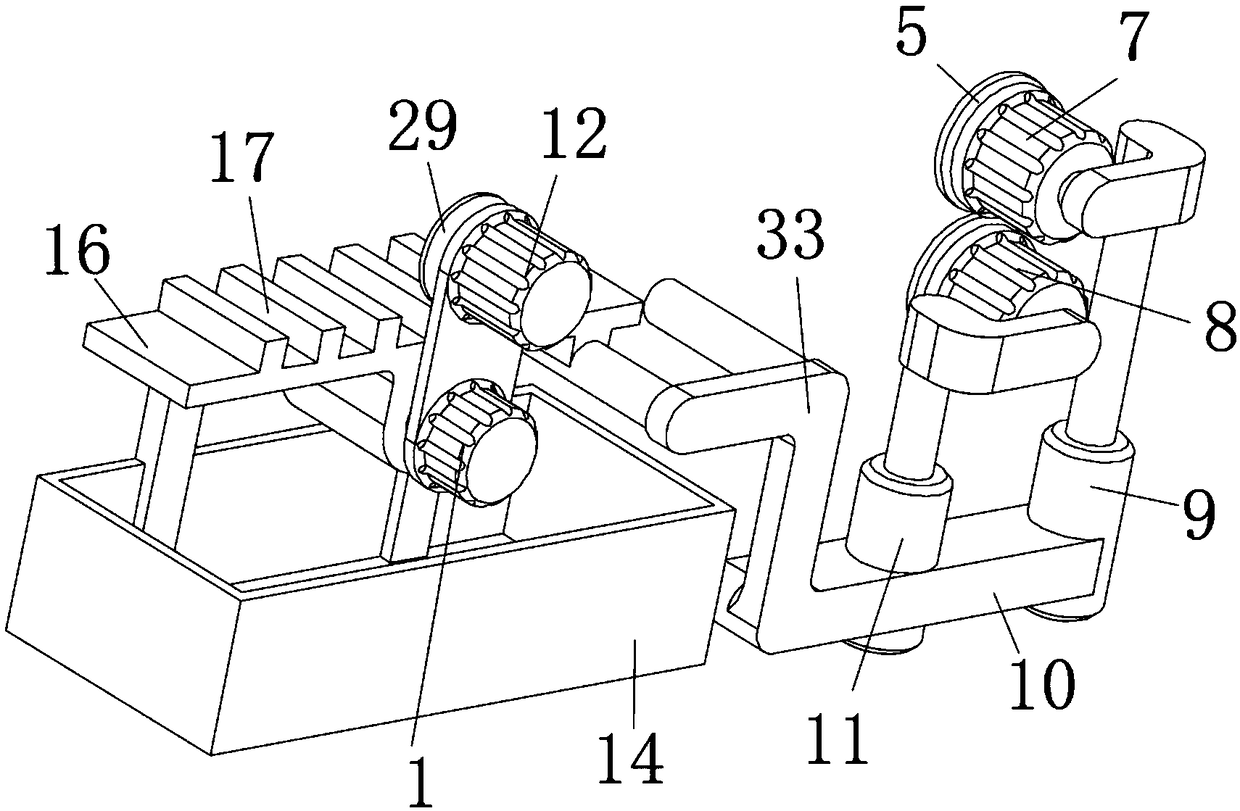 Deburring device for scrap edge of cold-rolled steel strip