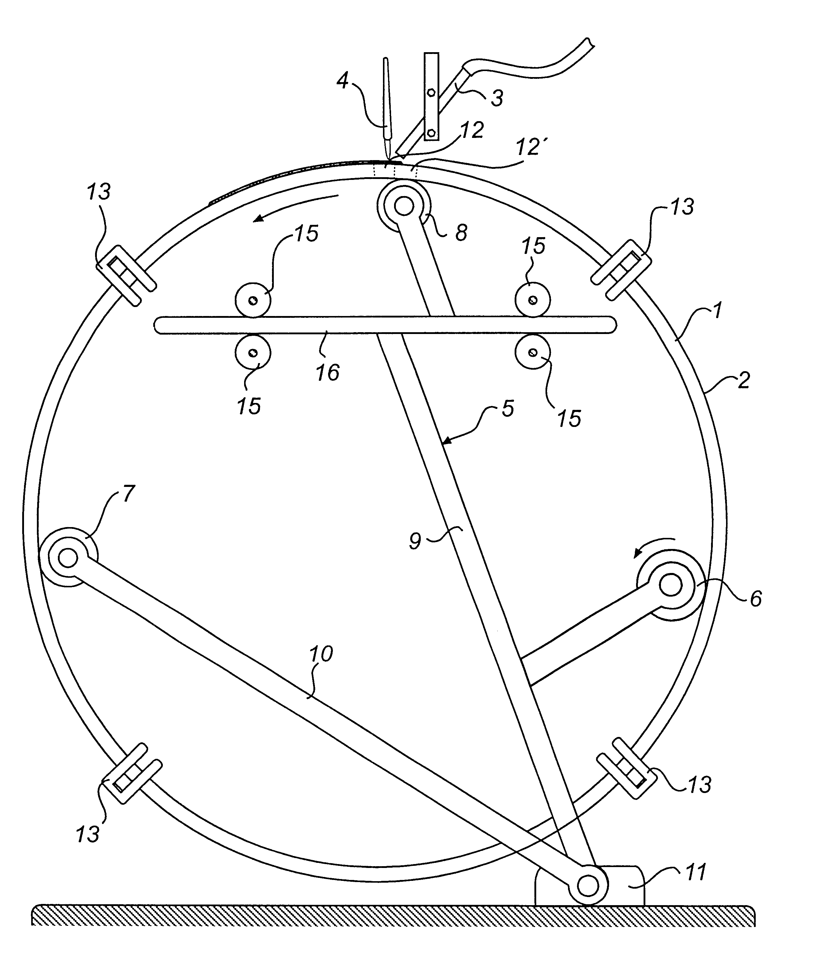 Method and device for providing a layer to a piston ring