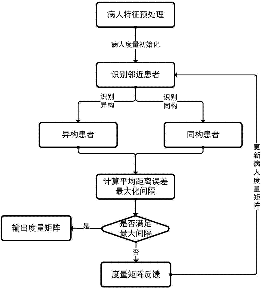 Patient similarity metric transfer system among disease domains on the basis of transfer learning