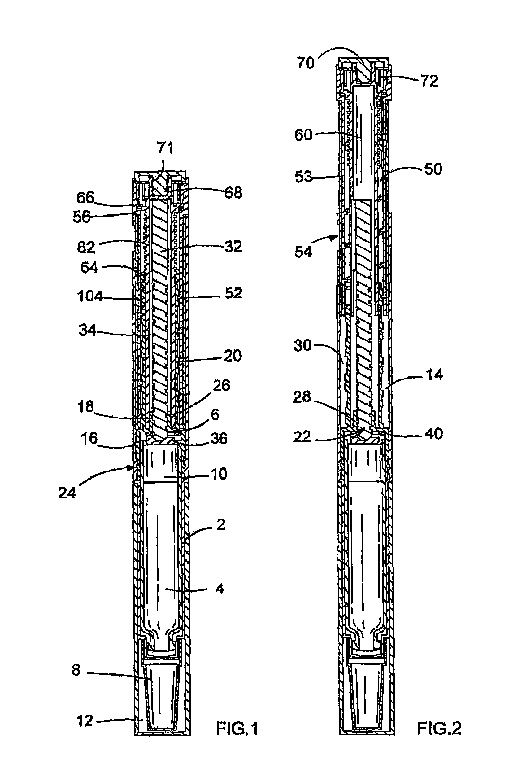 Drive mechanisms suitable for use in drug delivery devices