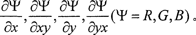 Picture words detecting method