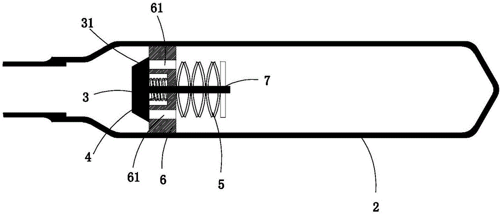 Automatic temperature-sensing blocking type overheat prevention heat pipe