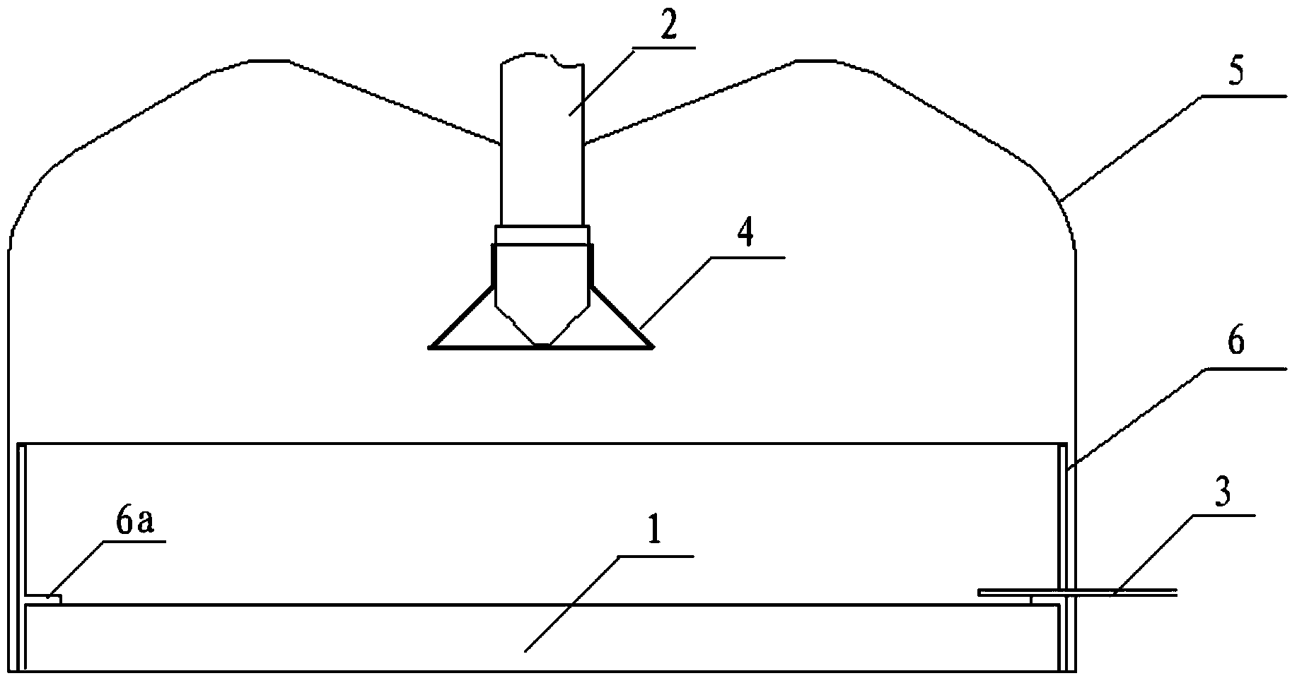 Inert atmosphere protecting chamber of laser solid forming equipment