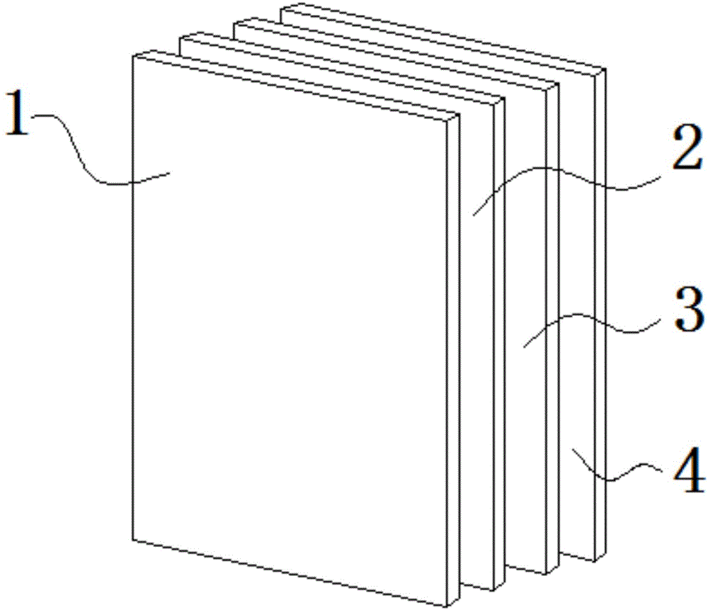 Fireproof layer and fireproof wooden door