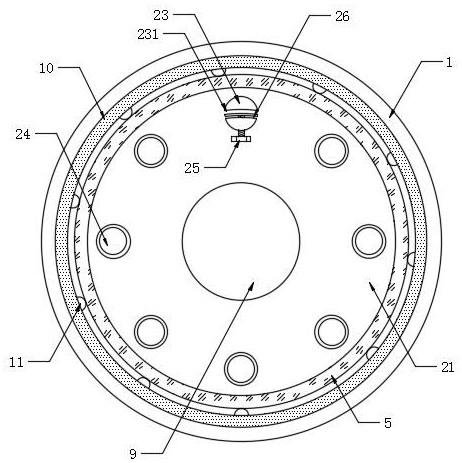 Dehydrating and cooling equipment used for production of printing rotary screens