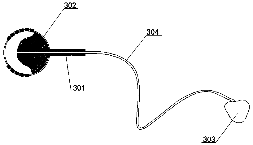 Nursing bed for inpatient treatment of tumor patients