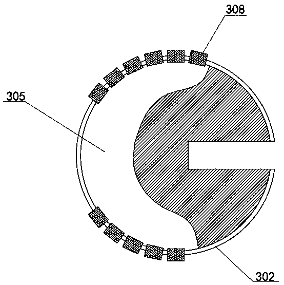 Nursing bed for inpatient treatment of tumor patients