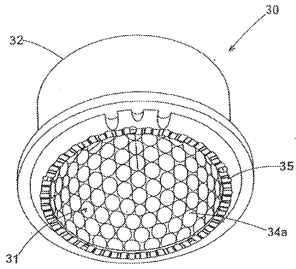 Golf ball having non-planar parting line with non-circular dimples