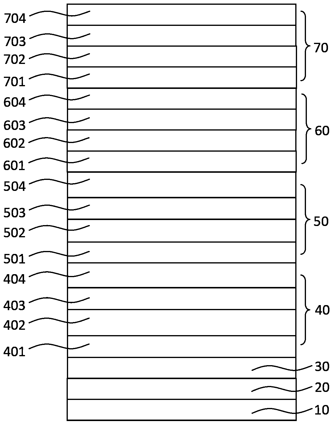 Organic light-emitting diode and preparation method thereof