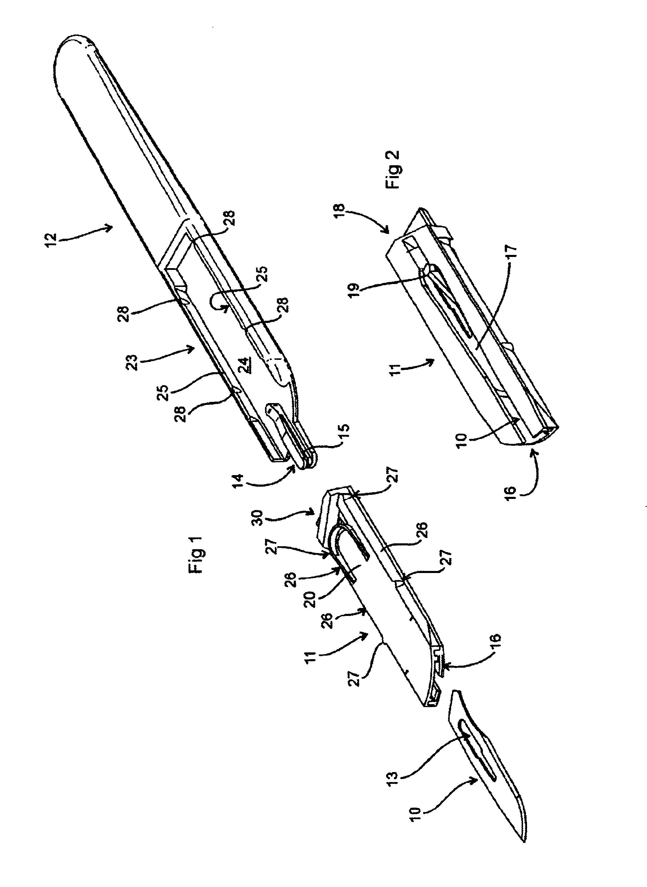 Surgical scalpel with retractable guard