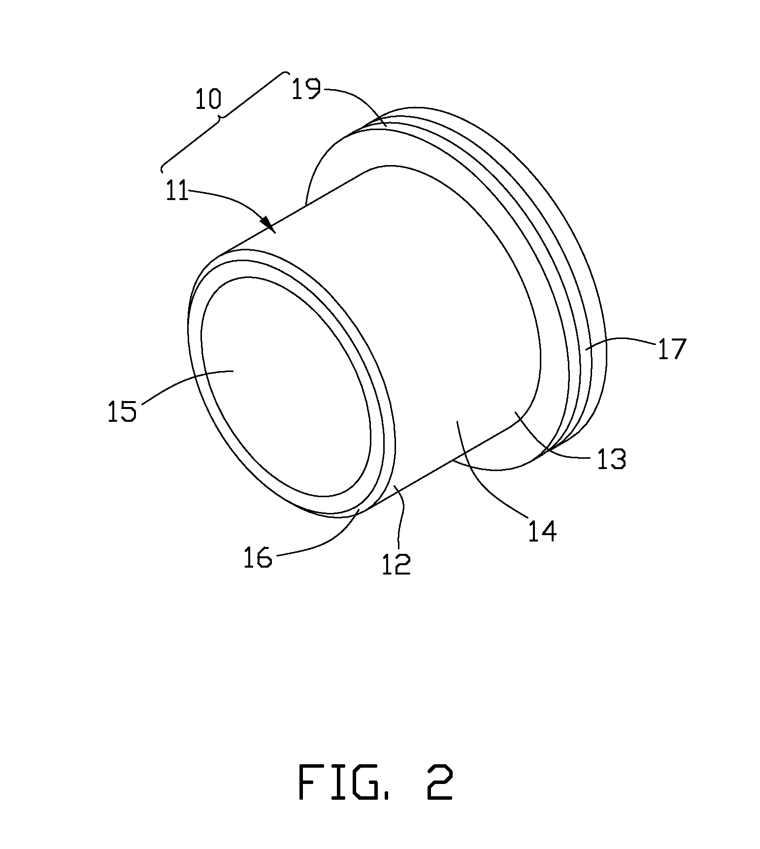 Lens module and camera having same