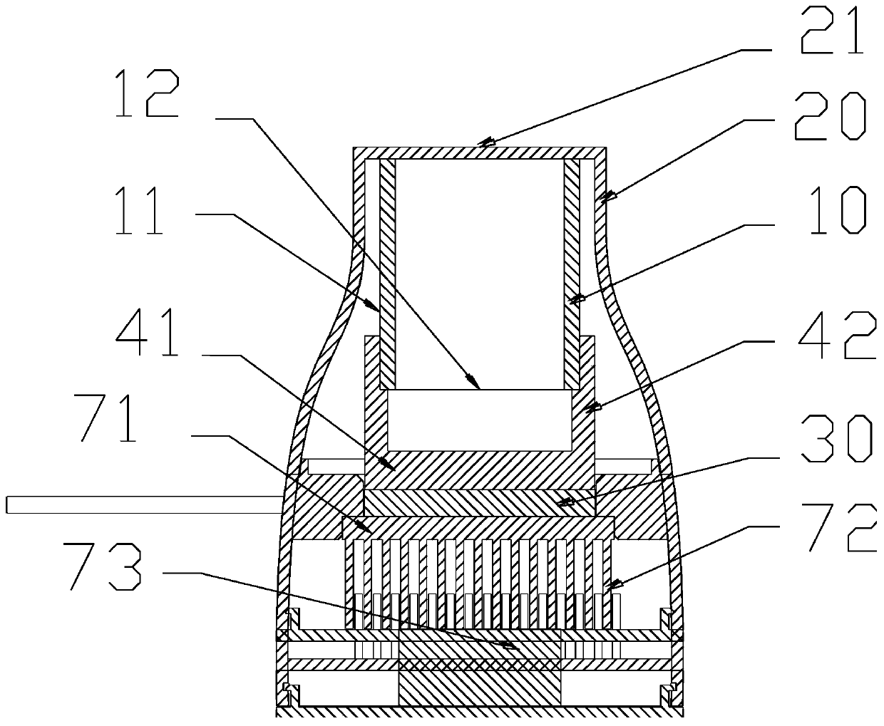 Cartridge and electronic cigarette capable of preventing excessively high temperature of cigarette holder