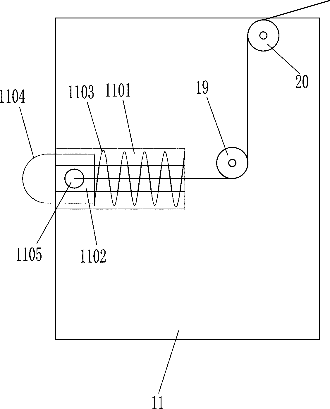 An ophthalmic vision test table