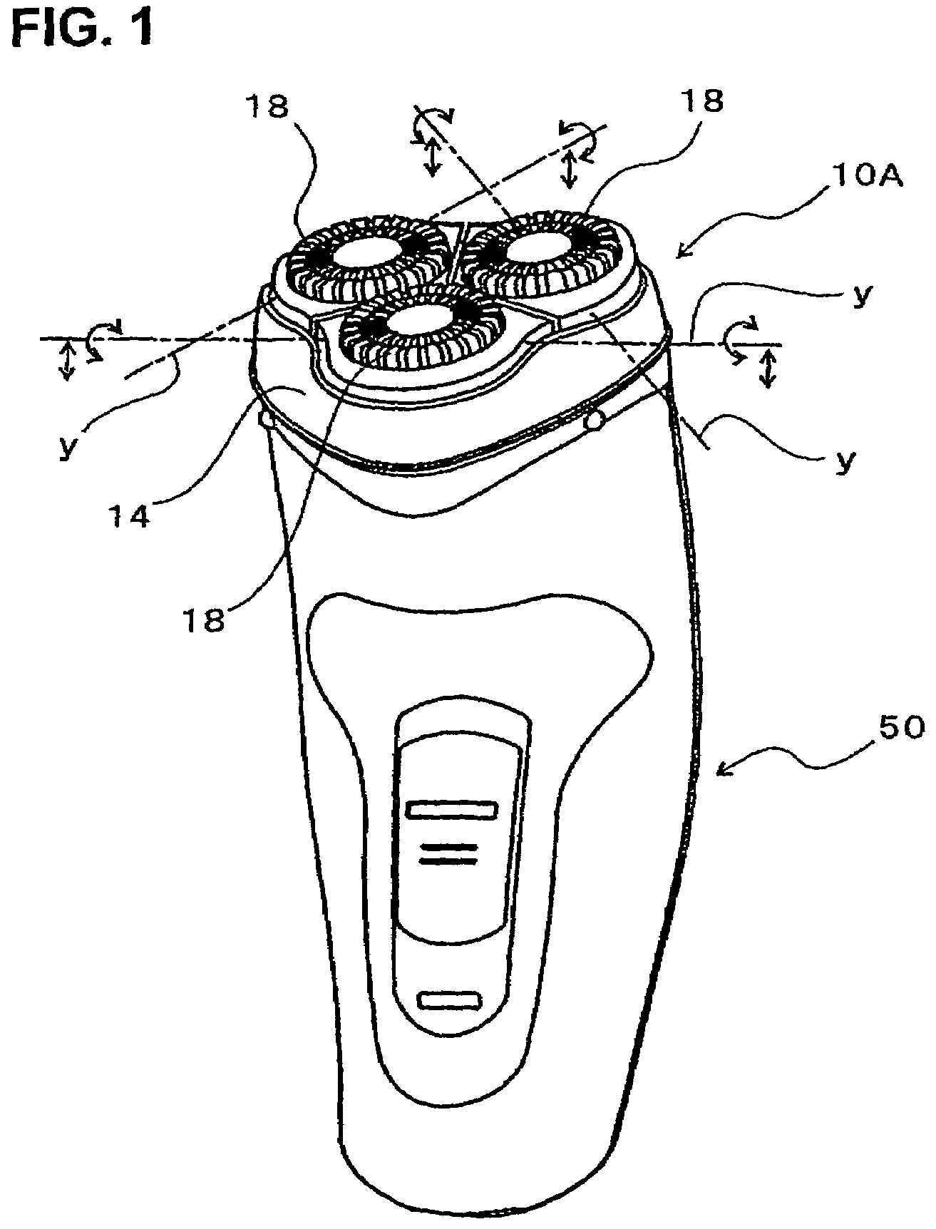 Rotary electric shaver