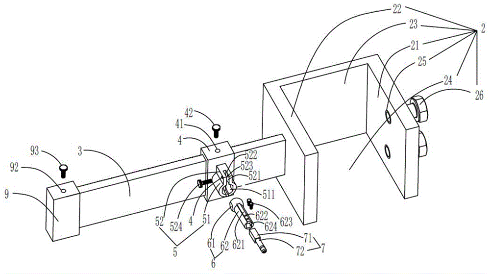 Auxiliary position measuring machine of ring rolling mill