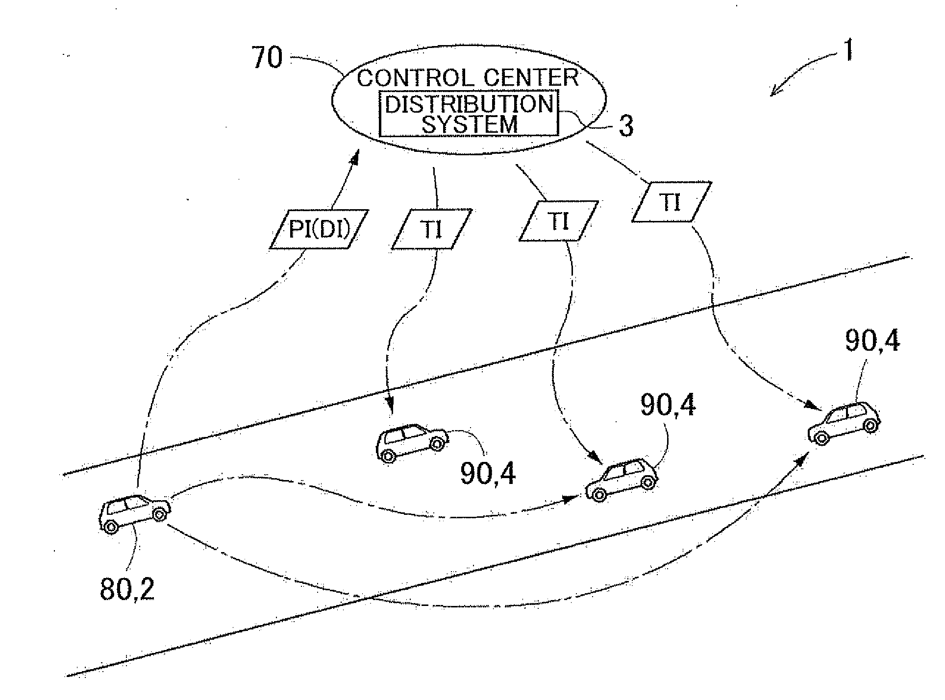 Traffic information distribution system and traffic information system, traffic information distribution program, and traffic information distribution method