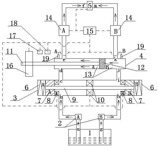 Position-changeable self-adaptive switch double-passage energy-saving reciprocation oil feeding device